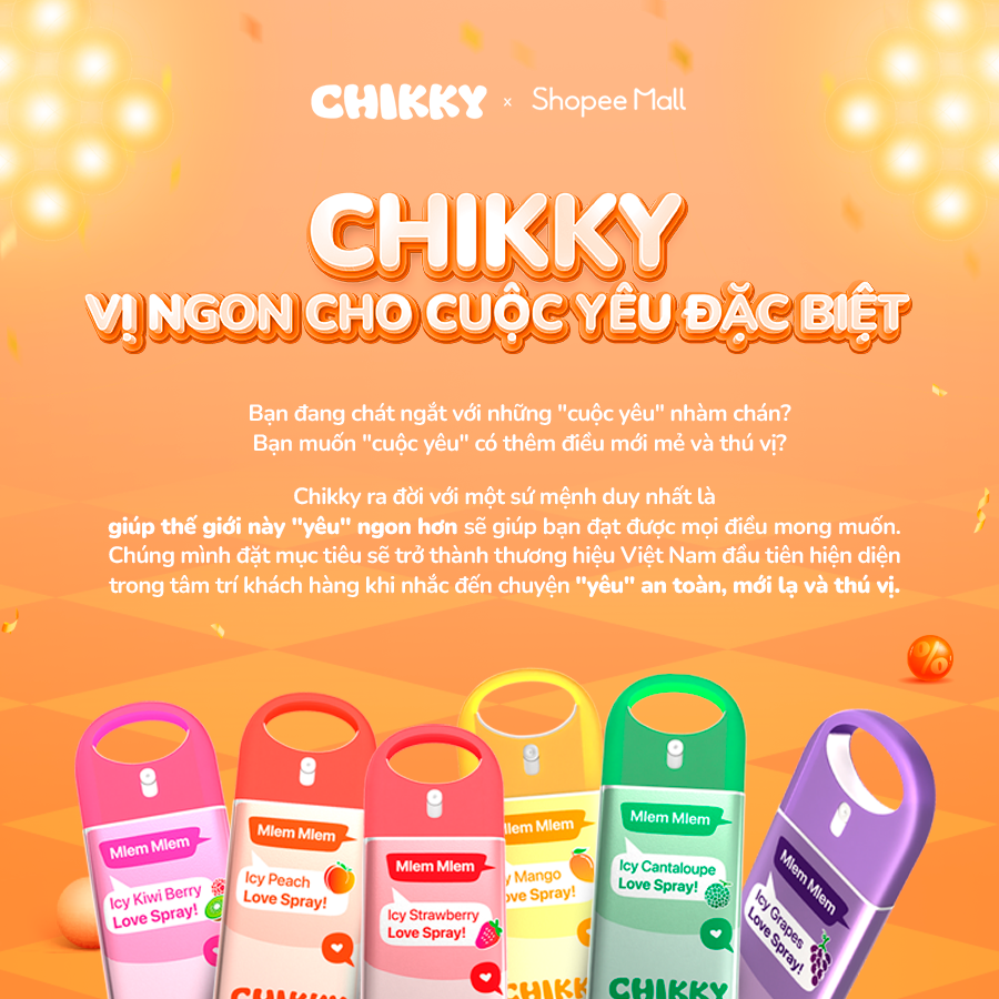 Xịt Ngon CHIKKY - Giúp Cuộc Yêu Thêm Ngon