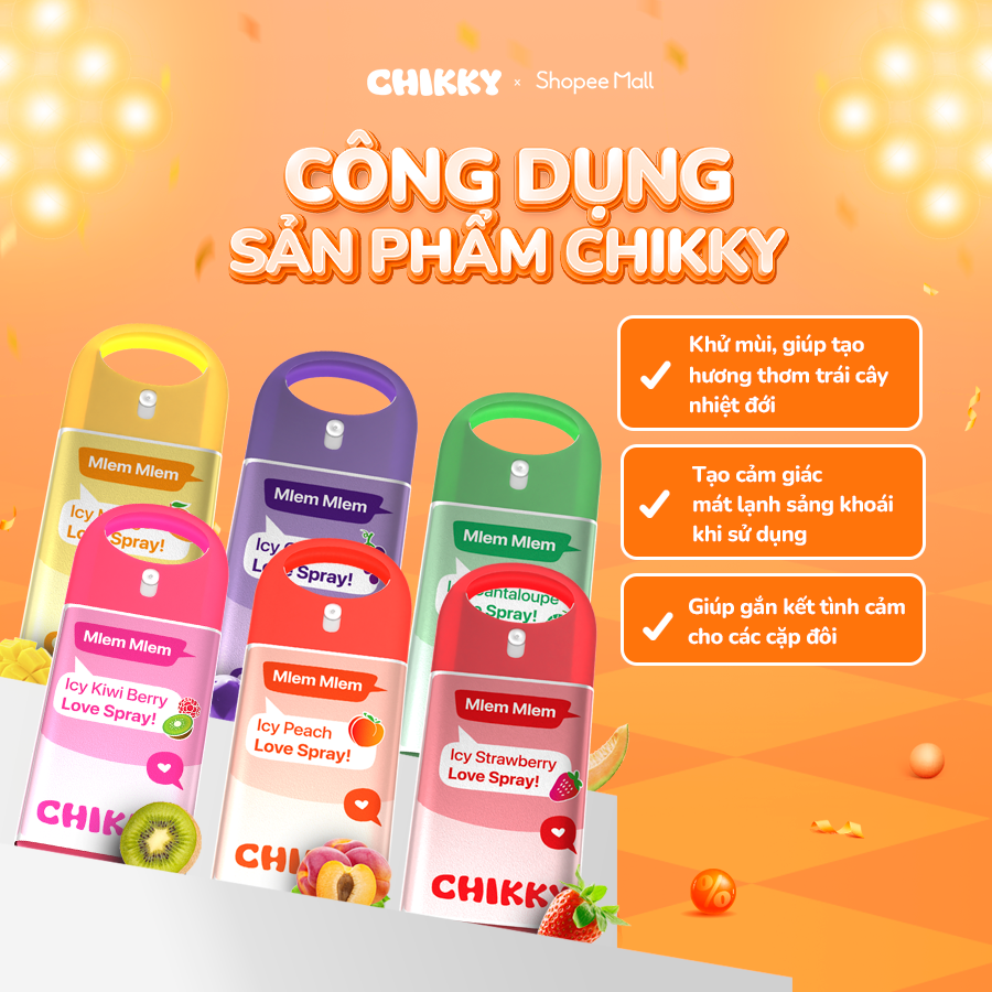 Xịt Ngon CHIKKY - Giúp Cuộc Yêu Thêm Ngon