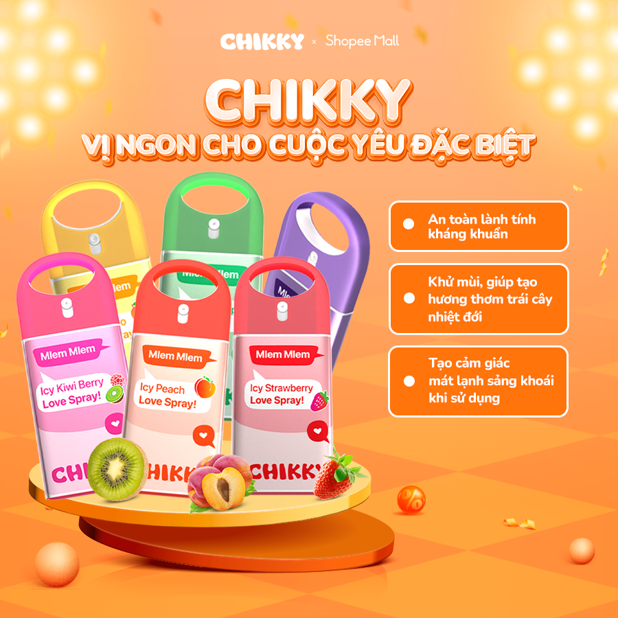 Xịt Ngon CHIKKY - Giúp Cuộc Yêu Thêm Ngon